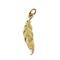 12 Pack: Charmalong™ Gold Feather Charm by Bead Landing™